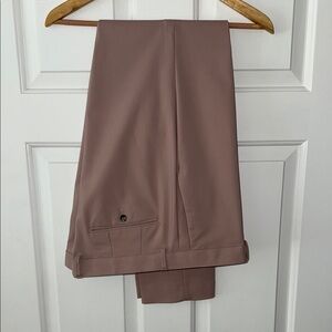 Topman Brown Dress Pants Classic Tailored Cut